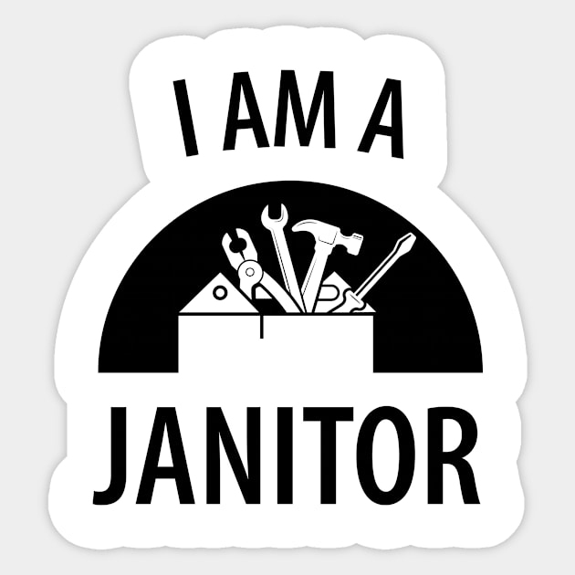 Caretaker Janitor Sticker by Johnny_Sk3tch